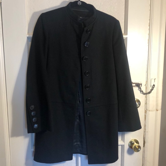 Helmut Lang Single-breasted Wool and Cashmere Coat - Picture 1 of 8